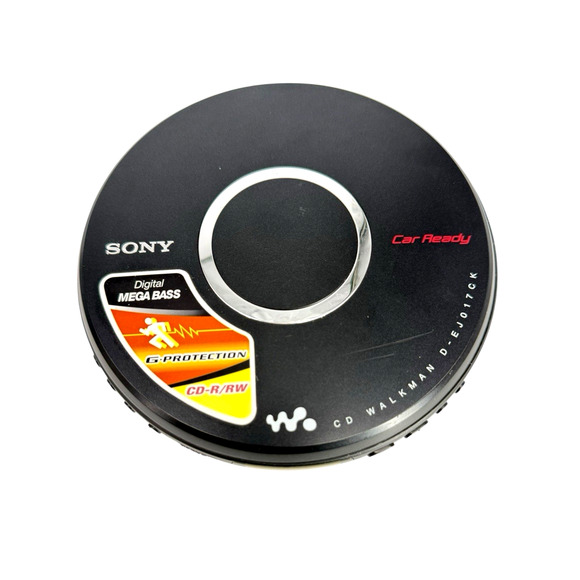 Sony CD Walkman Car Ready D-EJ017CK /Cassette Adapter Car Charge Ear Buds Tested - Picture 2 of 13